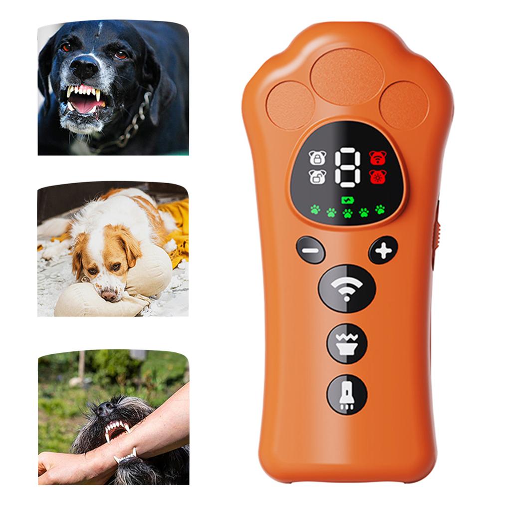 Dog Bark Deterrent Device Variable Frequency Portable Dog Training Device with LED Flashlight for Indoor Outdoor Use 4