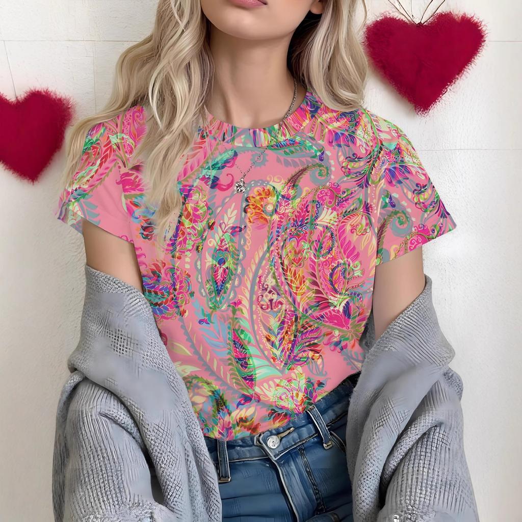 Summer Women's T-Shirt Printed T-shirt