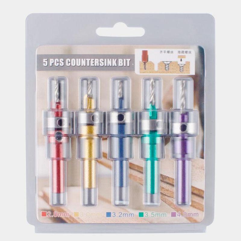 

Сверло для деревообработки из сплава Сверло с потайной головкой Сверло для конических отверстий Монтаж винтов Лестничное сверло Саморез Коническое сверло для салата Pack of 1