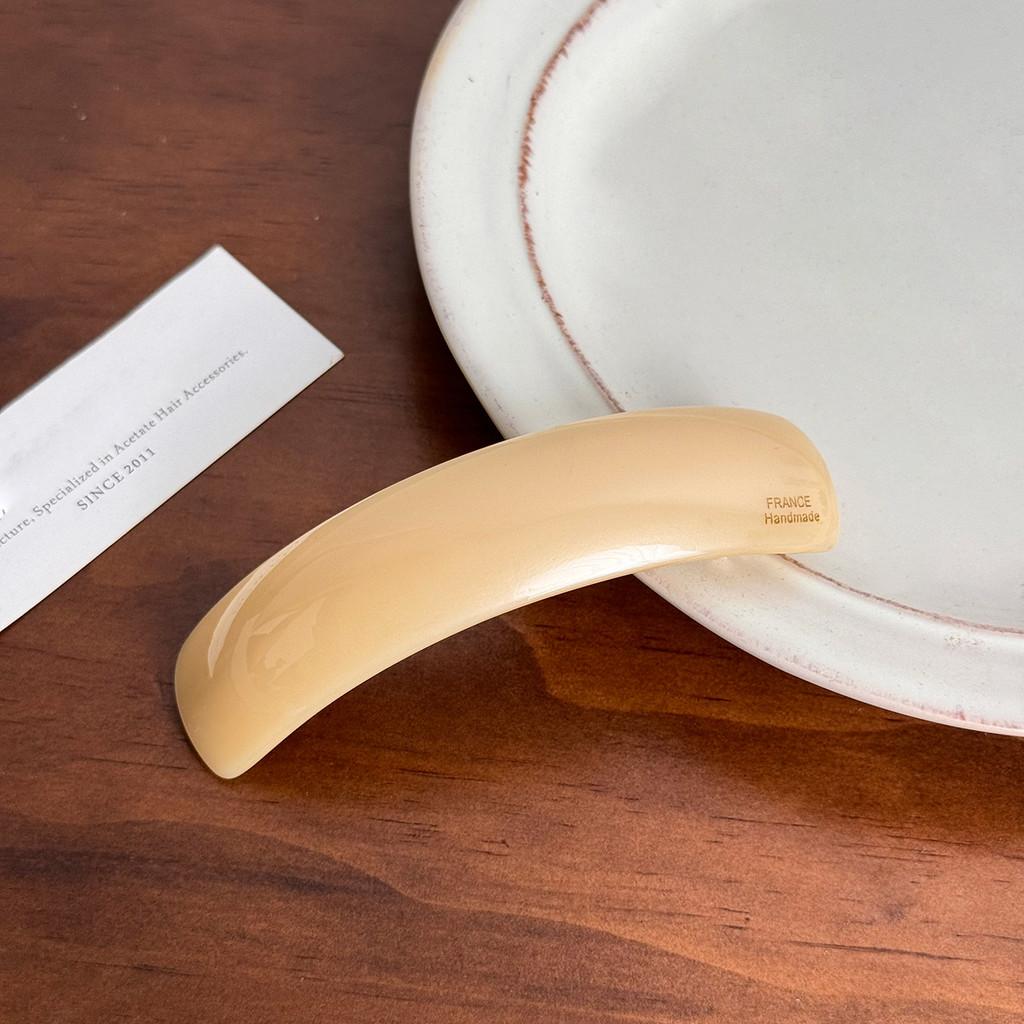 Högkvalitativ hårklämma i koreansk stil för eleganta halvuppsatta frisyrer i olika färger