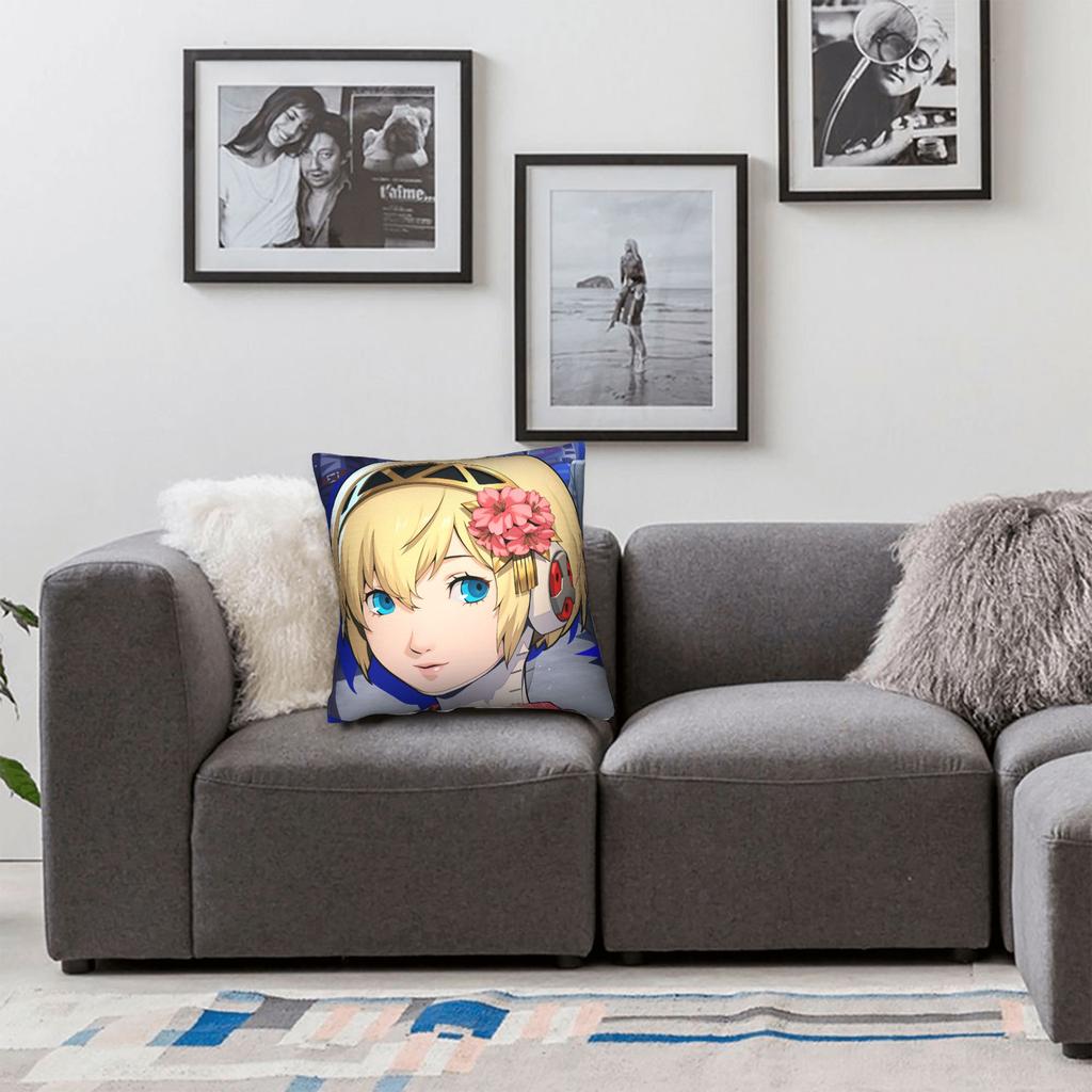 Pillow Cover P-Personas Characters Kawaii Pillow Case For Sofa Home Decoration Pillowcases