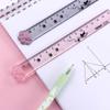 Stationery Office School Supplies Straight Ruler Scale Ruler Measuring Ruler Cats Claw Ruler