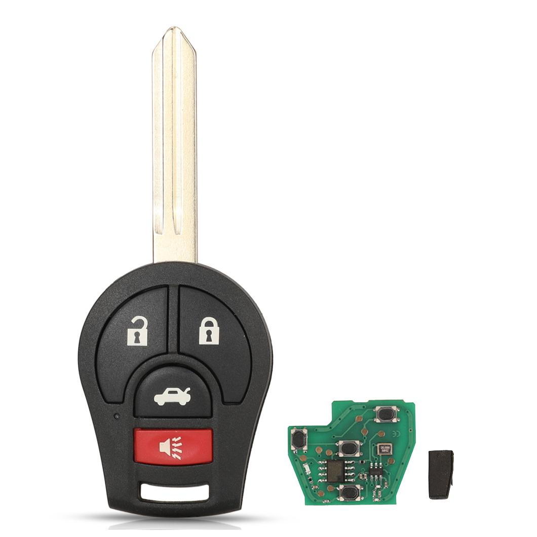 

jingyuqin 315/433 МГц дистанционный ключ для Nissan Sylphy Cube Juke Rogue Micra Qashqai Altima Maxima Sentra Versa передатчик CWTWB1U751 433mhz сказочные