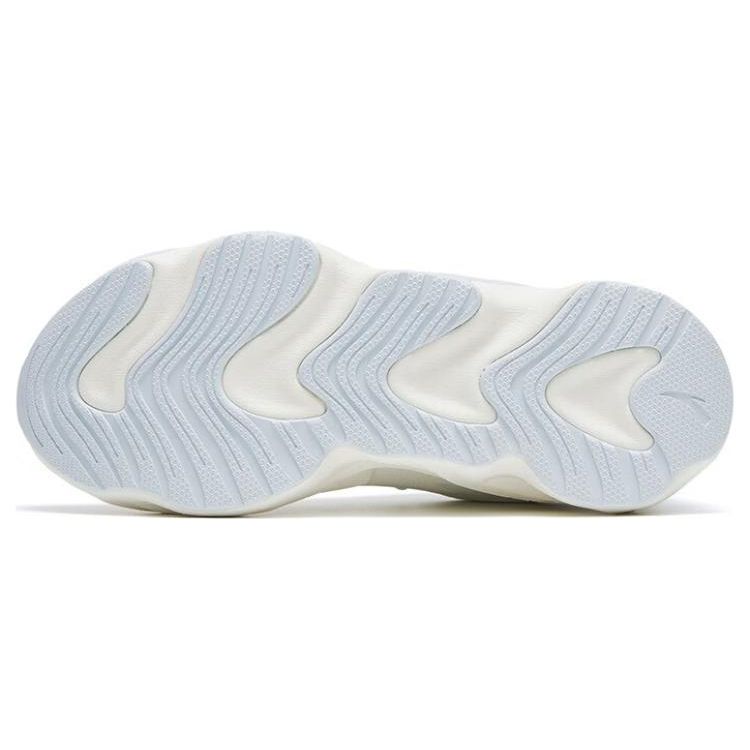 Anta Not Stop Fleece Comfortable Shock Absorption Wear Resistant Warm Low Top Running Shoes Women Running Shoes White Blue 122245523-10