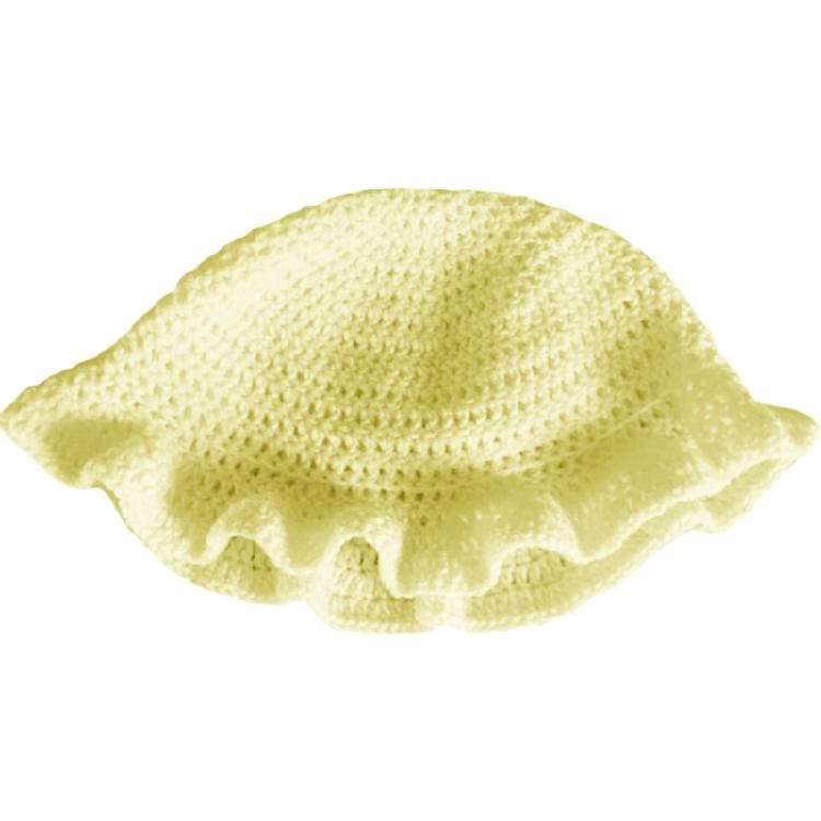 Girl Travel Fisherman Hat Sun Protective Hat Girl Photography Knitted Bucket Hat