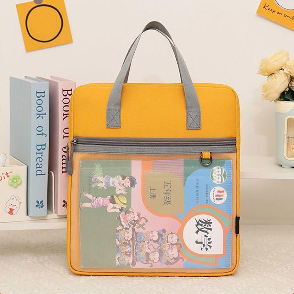 Oxford cloth File Bag Multifunctional Data Storage Bag New Zipper Pouch Bag  School Office Supplies