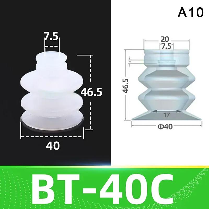 10Pcs Injection Molding Machine Mechanical Pneumatic Components Vacuum Suction Nozzle Star Tower Sucker Bt15C-Bt40C