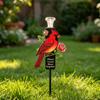 Lumini decorative de grădină alimentate solar cu baterie de capacitate mare, lumânare memorială din metal cu LED pentru decorare grădină cimitir