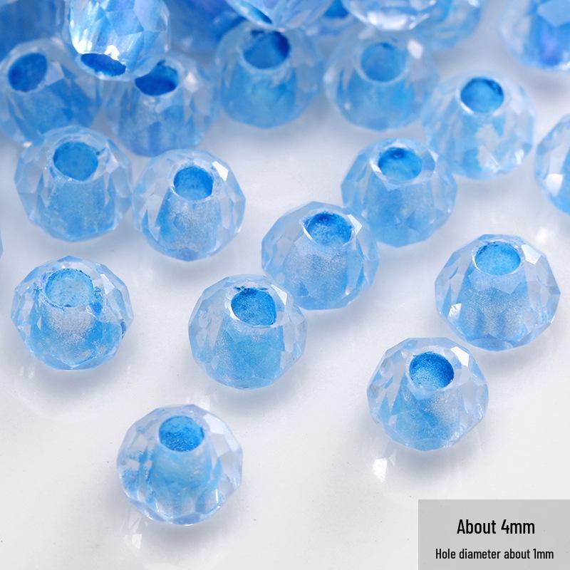 Blauer Glas-Reiskorn-Haarnadel: Handgefertigter Schmuck-Accessoire im antiken chinesischen Stil