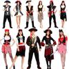 Halloween costume pirate costume queen costume caribbean cosplay costume couple male captain jack