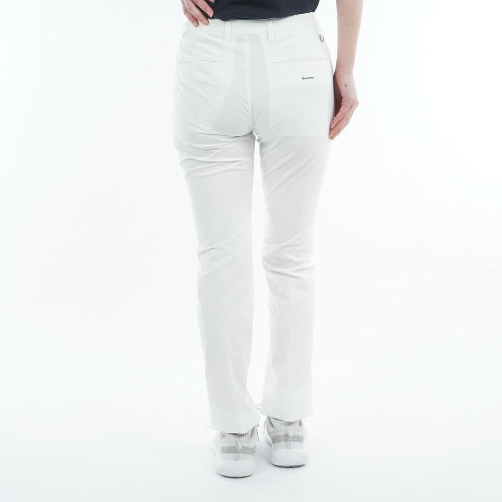 TaylorMade Summer Solid Basic Pants, White, Size L, Women's, 2025SS UN851