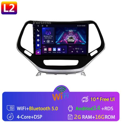 

Автомобильный авто для Jeep Cherokee 5 KL 2014 - 2018 Android радио Carplay 4G GPS навигация мультимедиа стерео плеер QLED BT без 2din DVD