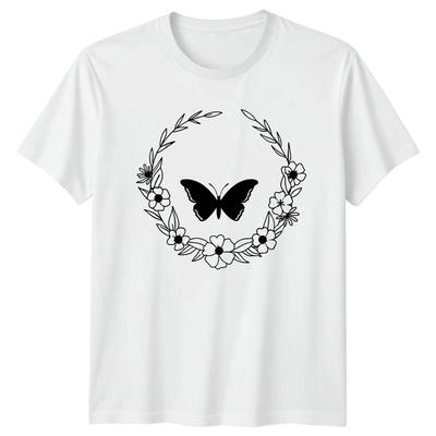 Hello Spring Unisexs TShirt Butterflies Nature Mothers Day Gift For Her