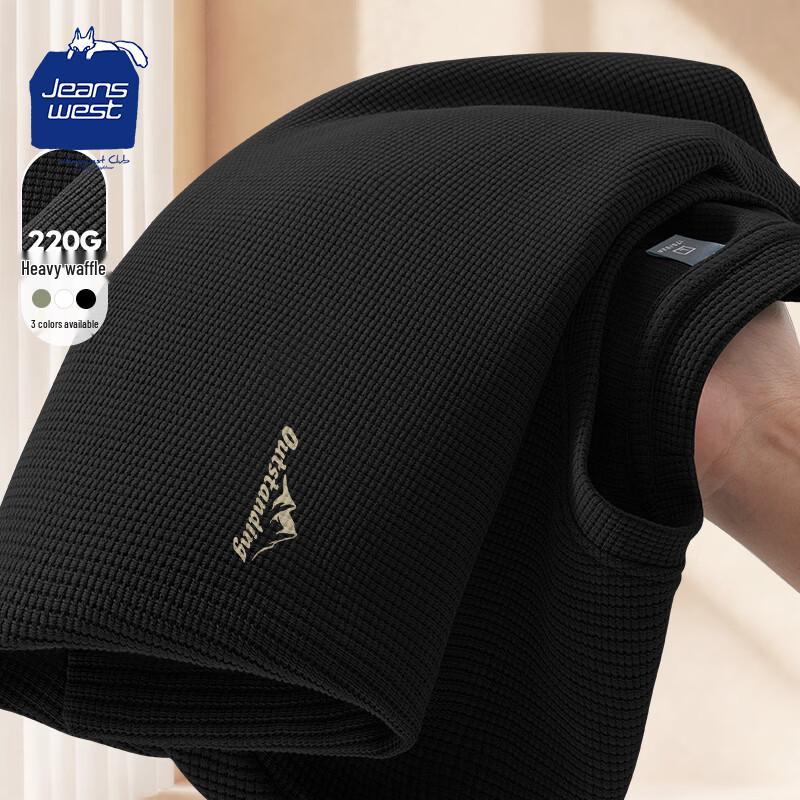 Jeanswest Club Men s Waffle Knit Long-Sleeve T-Shirt 3XL