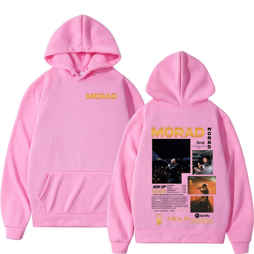 Rapper Morad Grafik Hoodie Merch Herren Damen Kleidung Mode Hip Hop Vintage Sweatshirt Lässige Oversized Langarm Hoodies