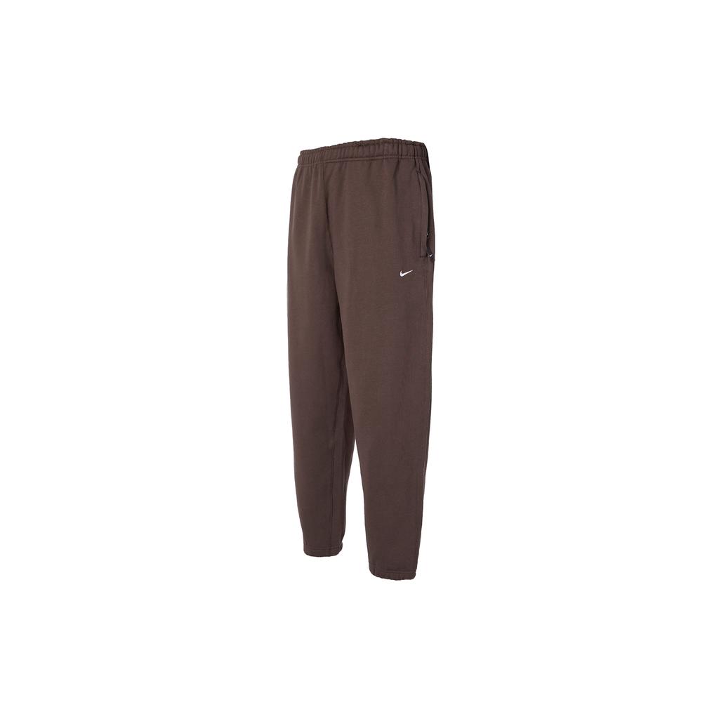 New Nike Solo Swoosh Men's Fleece Pants Brown DX1365-237