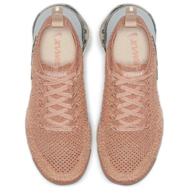 Nike Air VaporMax Flyknit 2 'Rose Gold' Women's Running Shoes 942843-602