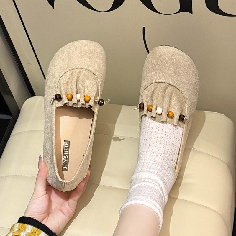 Mode 2025 Neue Damen Sommer Atmungsaktiv Slipper Lässig Modeschuhe Flacher Absatz Runde Zehenpartie Laufsohle Schuhe Damen Hochwertige Schuhe