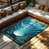 Tuniu 3D Illusion Optical Maze Rug Anti-Slip Floor Carpet Mat for Living Room Bedroom