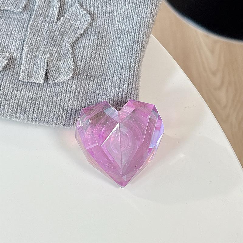 3D Heart-Shaped Magnetic Laser Phone Holder & Finger Ring