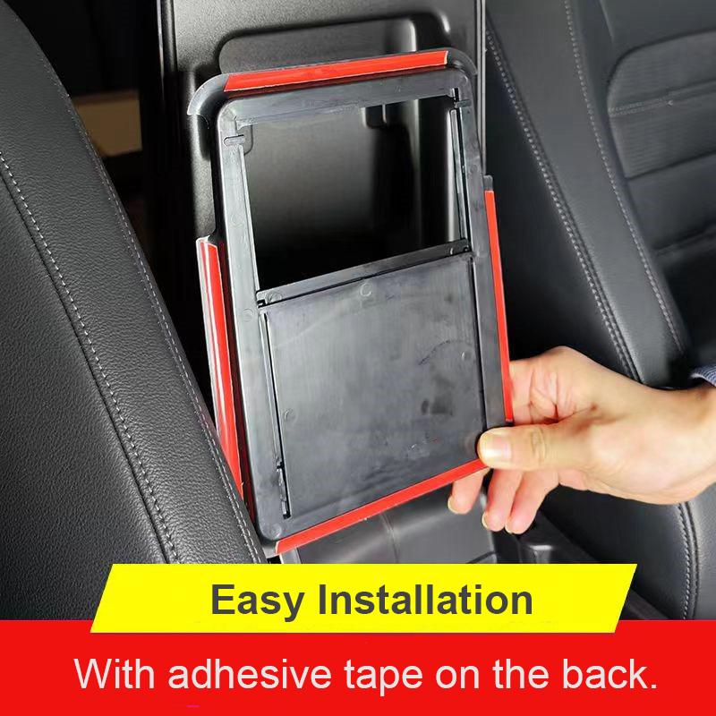 Armrest Storage Box for Honda CR-V 2023 2024,Center Console Organizer Tray with Sliding Cover,Interior Accessories Car Secondary Storage