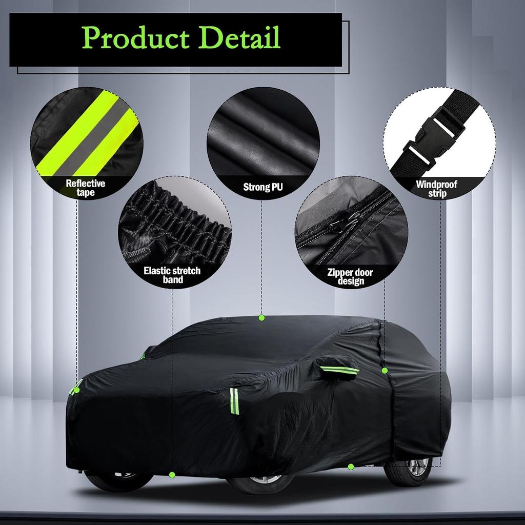 Custom car cover compatible with Honda CRV 1997-2026, Toyota RAV4 2006-2026, waterproof all-weather full car cover