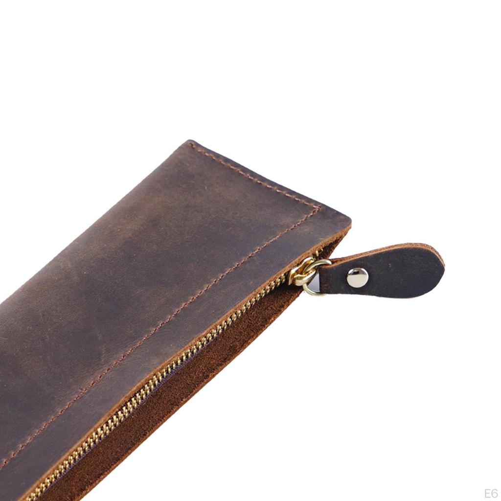 Füllfederhalter-Etui aus PU-Leder, Make-up-Pinsel-Tasche, Geldbörse für Künstler