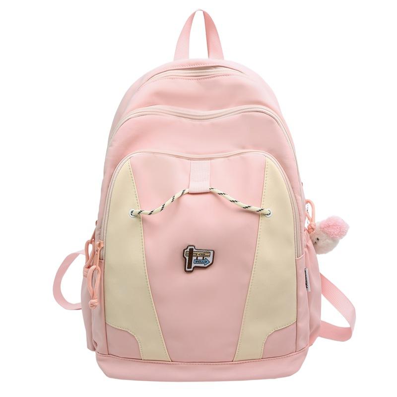 Einfacher und niedlicher hochwertiger Damen-College-Rucksack, modischer Rucksack mit großem Fassungsvermögen, Sport-Reise-Computertasche