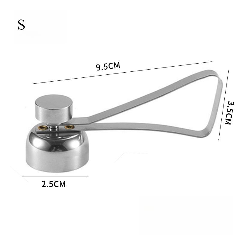 Egg Cracker Topper Tool for Raw Eggs Stainless Steel Egg Shell Opener Tool  Adjustable Effort for Preparing Custards and Cakes