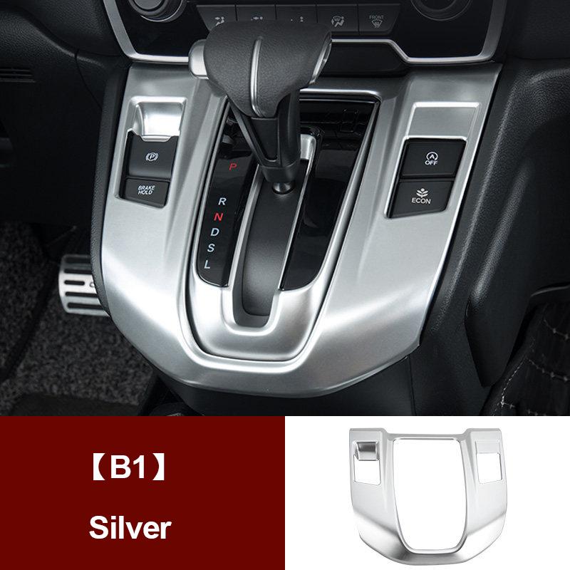 Für Honda CRV CR-V 2017 2018     ABS Kohlefaser Auto Schalthebel Panel Becherhalter Abdeckung Zierleisten Zubehör