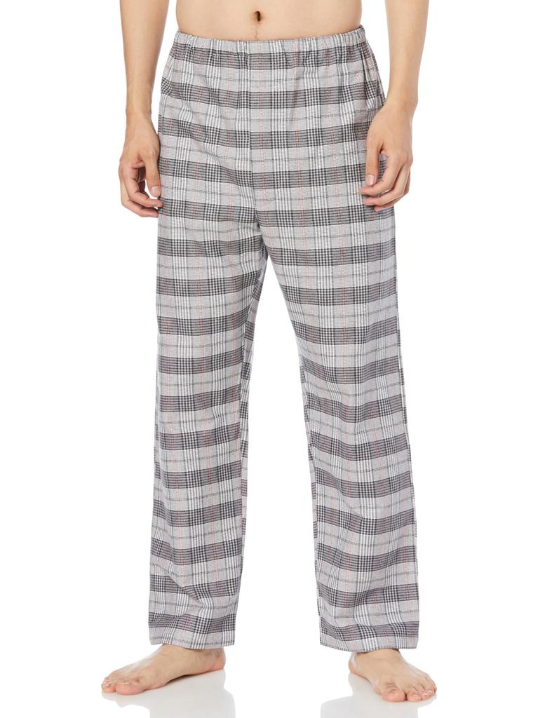 Gunze Made in Banshu Long Sleeve and Pants Dyed SF4353 Men's Pajamas, Japan, Weave, (Front Opening), 100% Cotton, Flannel, Gray,