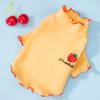 Cute Strawberry Bottoming Shirt Spring and Summer Thin Lace Breathable Puppy Solid Color Sweater Kitten