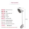 UOSU Portable E27 Clip-On LED Desk Lamp