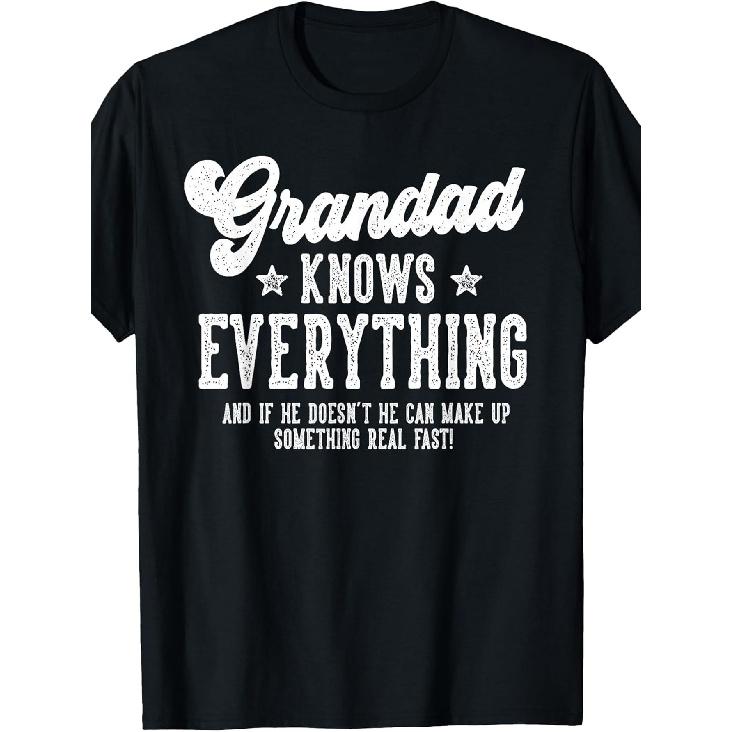 Funny Grandad Gag Gift Suitable for Birthday & Father's Day - Humorous Aging Jokes T-Shirt, Loose Fit Comfortable Tee for Grandfathers, Casual Wear &