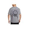 Nike Max90 Bequeme Mode Einfach Vielseitig Einfarbig Kurzarm T-Shirt Herren Oberteile Grau HJ3432-065