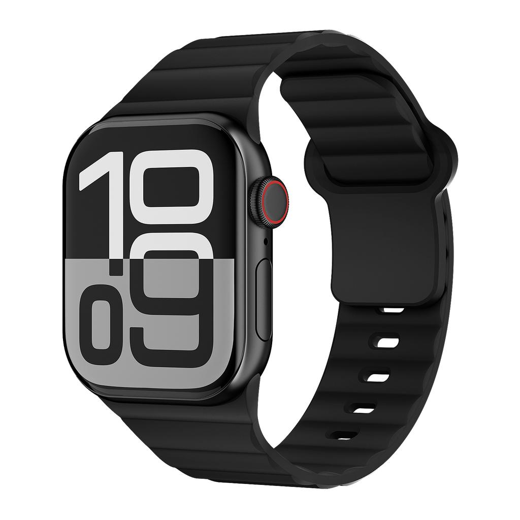 Sport Silicone Straps for Apple Watch Band 44mm 40mm 46mm 41mm 49mm 42mm 45mm Correas Bracelet iWatch Ultra 2 Series 10 9 8 7 SE