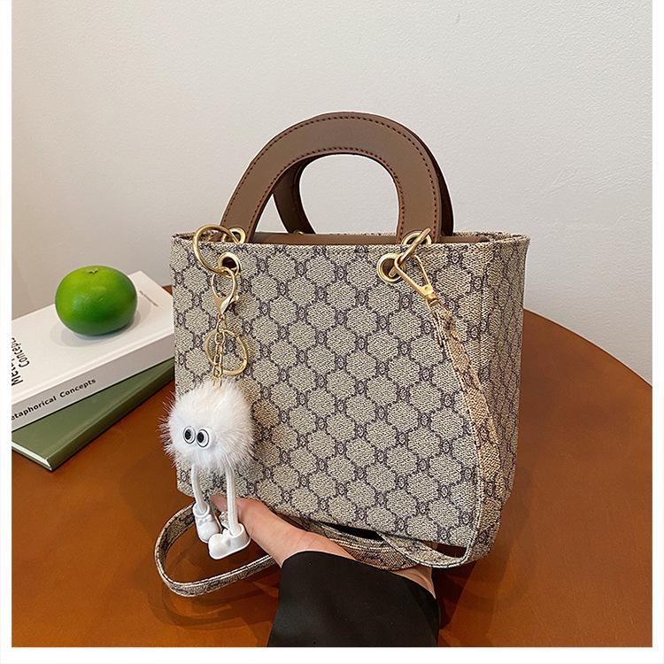 2024 Vintage Blumenhandtasche: Stilvolle Damen Schulter- & Umhängetasche für vielseitiges, elegantes Pendeln