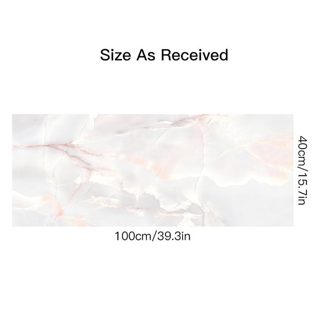 15 stilar vit marmormönster tapeter Köksskrivbord Garderob Heminredning Peel & Stick Vattentät Oljetät konstväggklistermärke