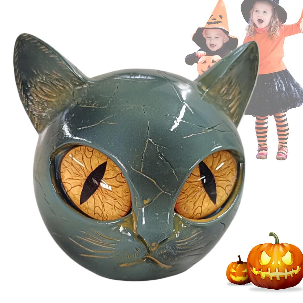 Kitten Sculpture Decorative Cat Figurine for Keepsake Gift Office Desk Decor