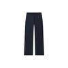 FILA Solid Color Logo Straight Leg Casual Pants Women bottoms Legendary-Blue F11W321601FNV