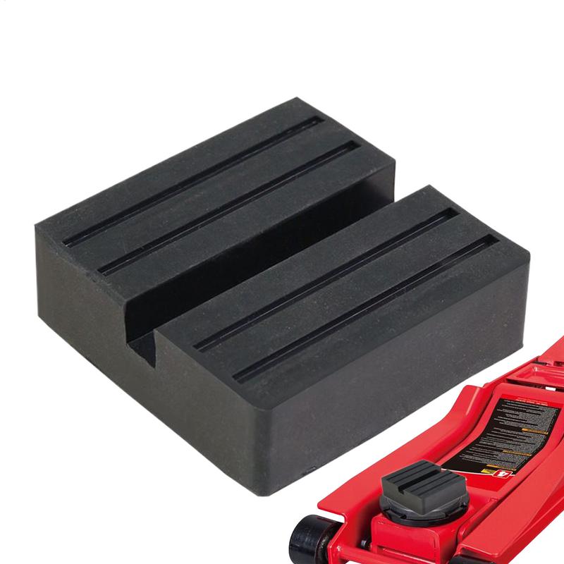Jack Pads Jack Rubber Pad Anti-Slip Rail Adapter Heavy Duty Support Block Rubber Anti-Slip Repair Tool For Beam Car & Floor
