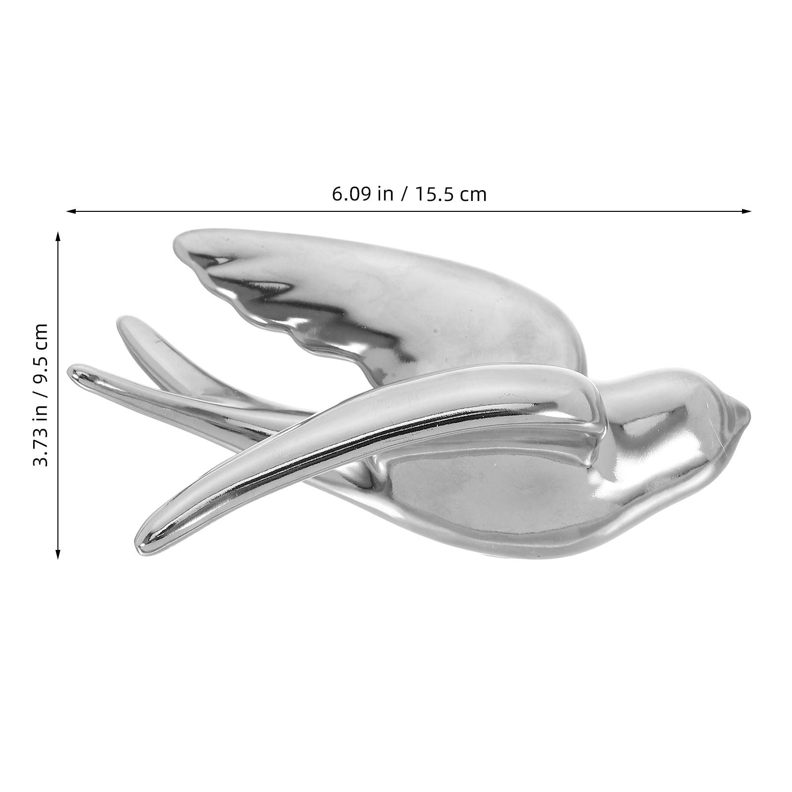 Ceramic Birds Sparrows Swallows Dove Silver