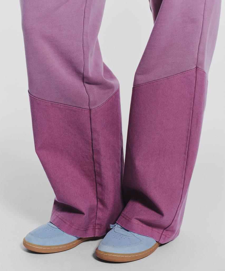 Minasu Pocket Point Cotton Track Pants_Pink