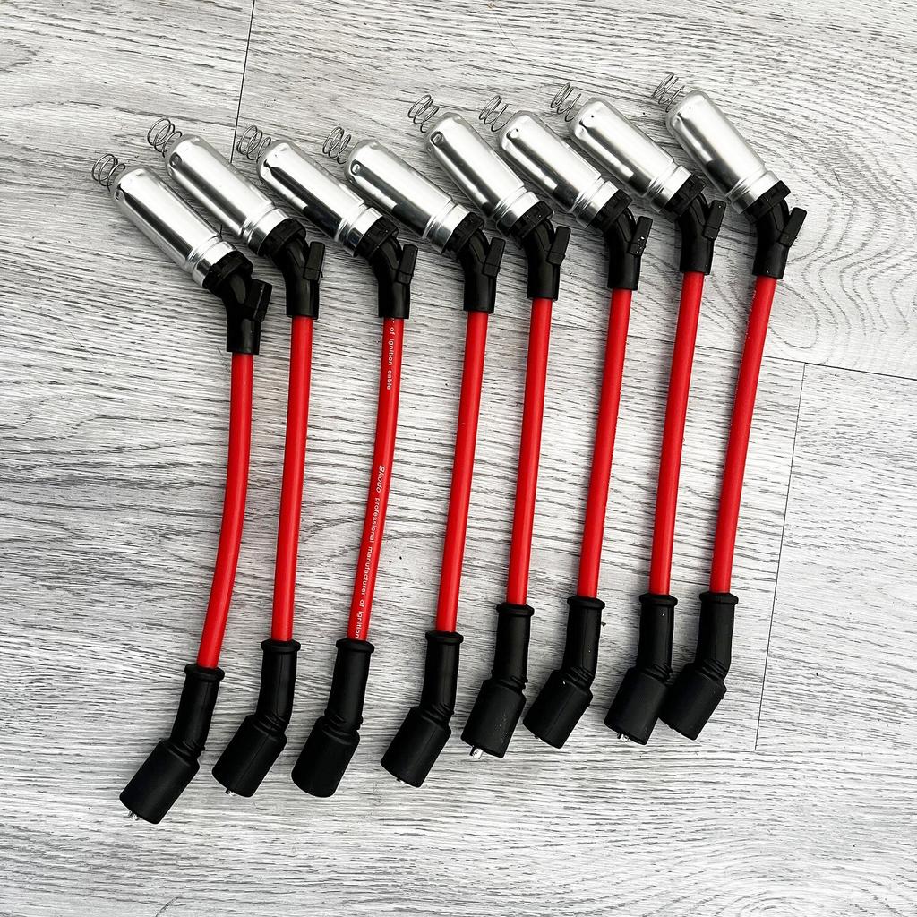 10.2mm 48322 Spark Plug Ignition Wire Cable For 2000-2009 CHEVY GMC Cadillac V8