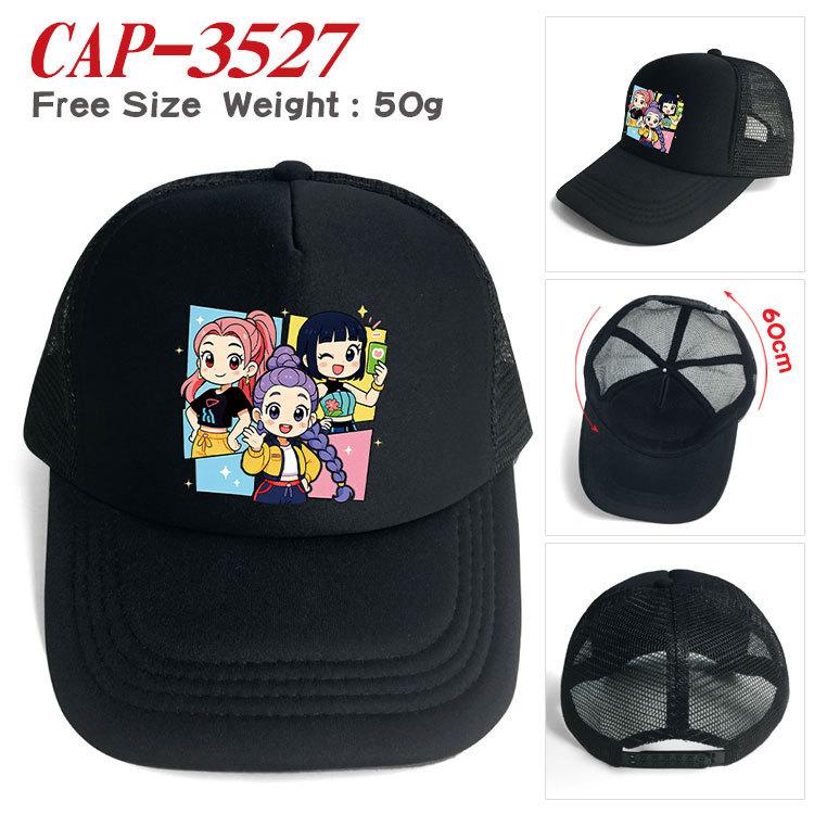 Kids Boys Girls Cartoon Anime Demon Hunters Derpy Printed Casual Hats Peaked Baseball Caps