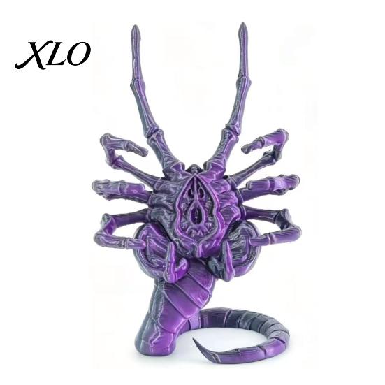 Gift for Sci-fi Fans 3D Printed Sci-Fi Horror Phone Holder, Novelty Stable Smartphone Stand, Shelf Decoration Compact Collectible Ornament Video Calls