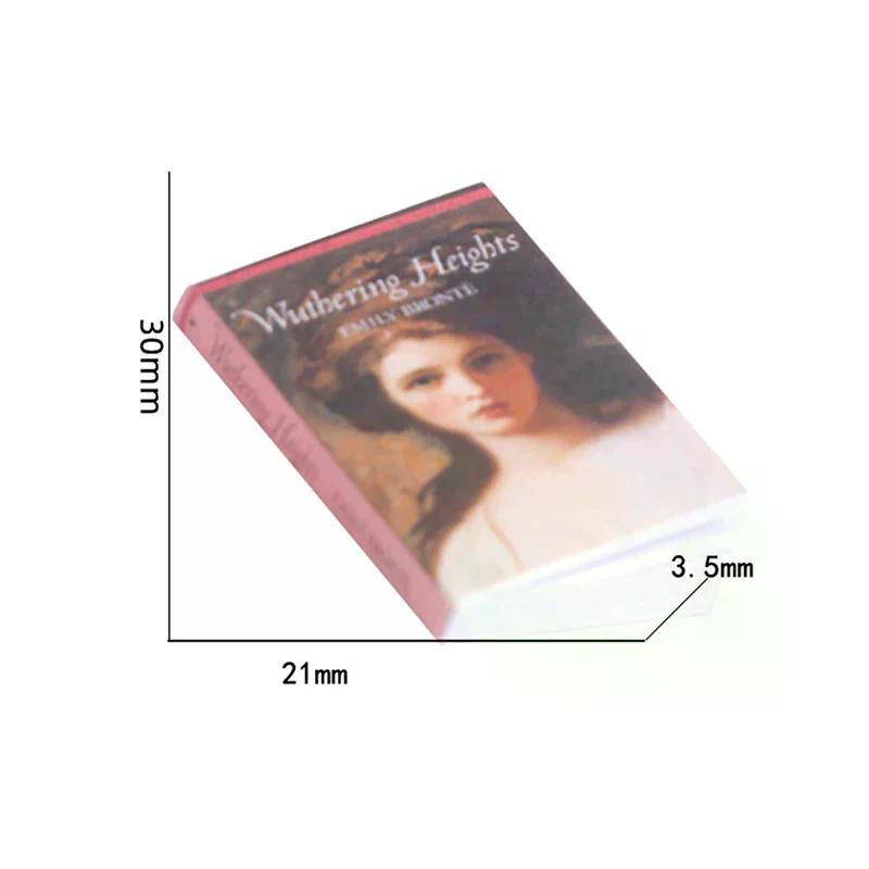 1/12 Doll House Doll House Miniature Books Study Room Decoration Children'S Toys Simulation Book Decoration 10Pcs