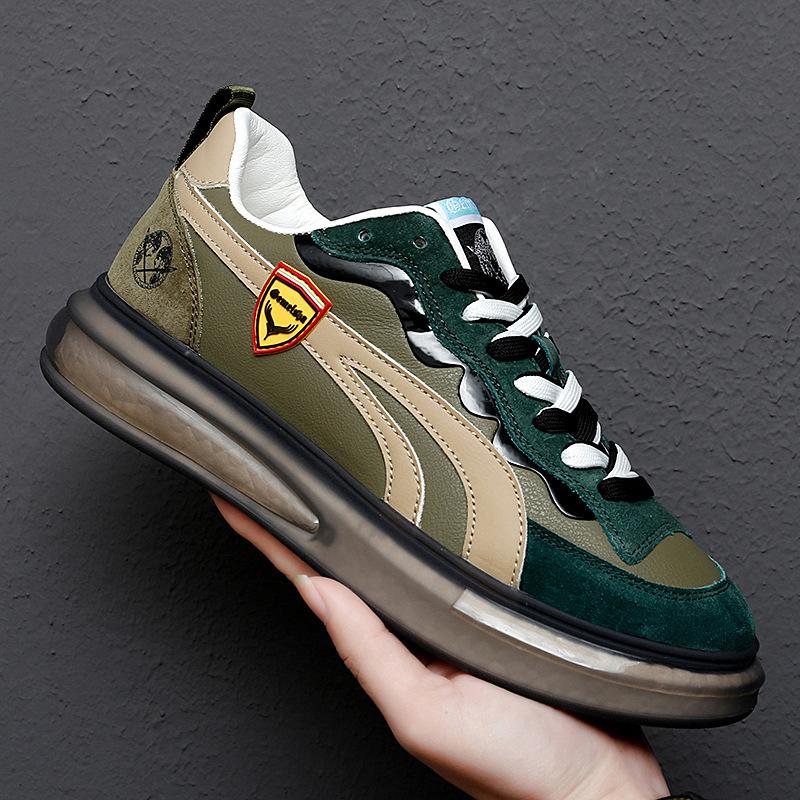 

Летняя новая мужская спортивная обувь Forrest Gump кеды мужские повседневные кроссовки для папы мужские 44 армия зеленый