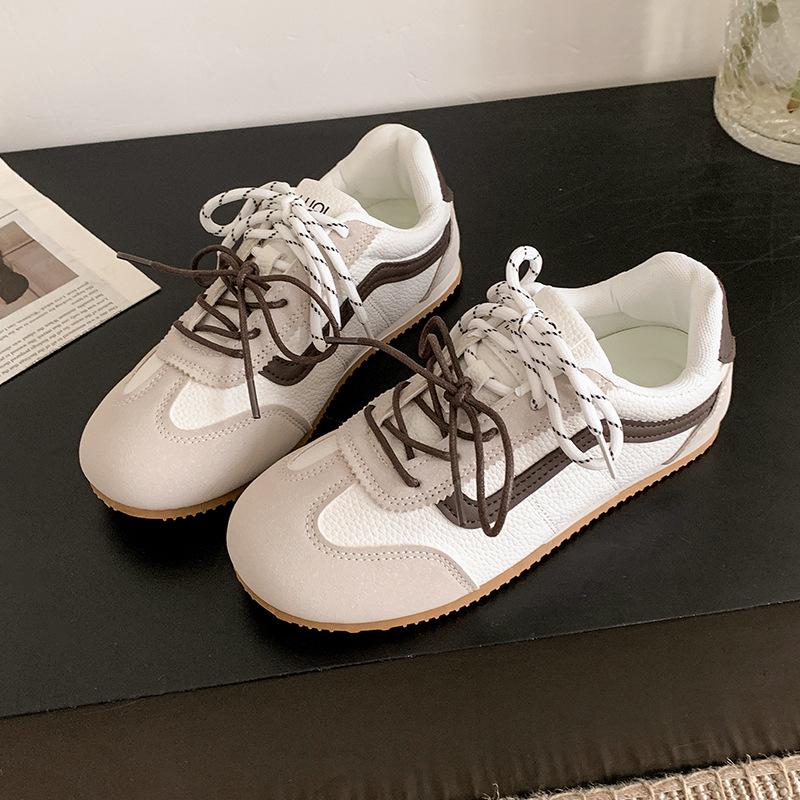 2025 new retro Dexun shoes versatile soft sole comfortable casual sports shoes board shoes Forrest Gump shoes little white shoes women's shoes