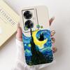 For OPPO Reno11 F 5G Case Reno 11F CPH2603 2024 Elegant Printing Camera Protective Shockproof Soft Silicone Phone Cases